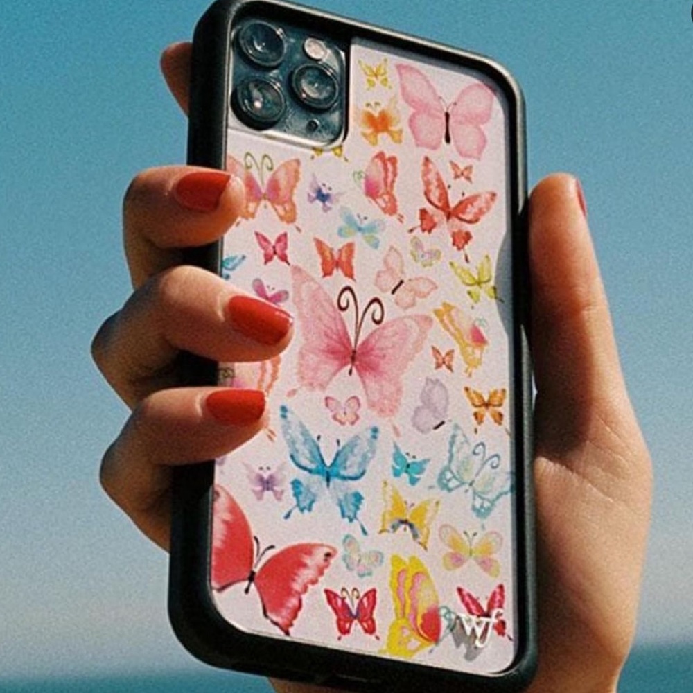 iphone 12 /12pro wildflower butterfly case